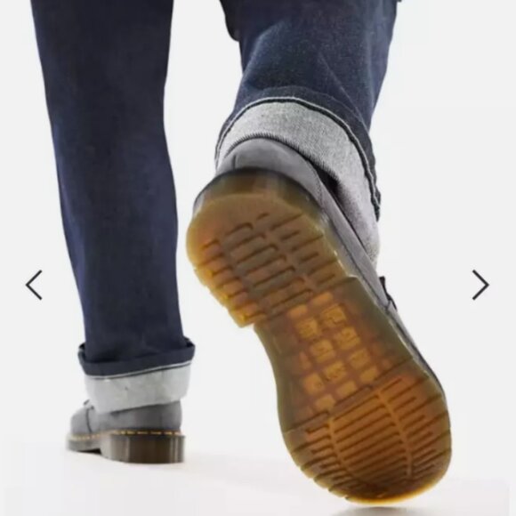 Dr. Martens Gray Suede Loafers - Picture 9 of 13